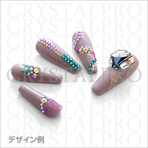 スワロフスキークリスタルピクシー　シマーシリーズ　デザイン例