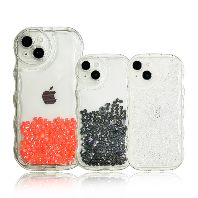 クリスタルを使用したシェイカースマホケース画像