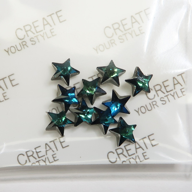 スワロフスキー #4745 クリスタルバミューダブルー 5mm 10ヶ