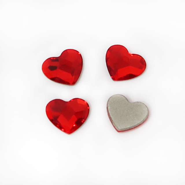 スワロフスキー #2808 Heart Flat Back