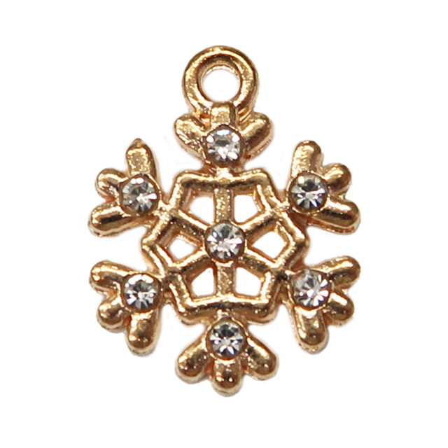 クリスマス金具　雪の結晶