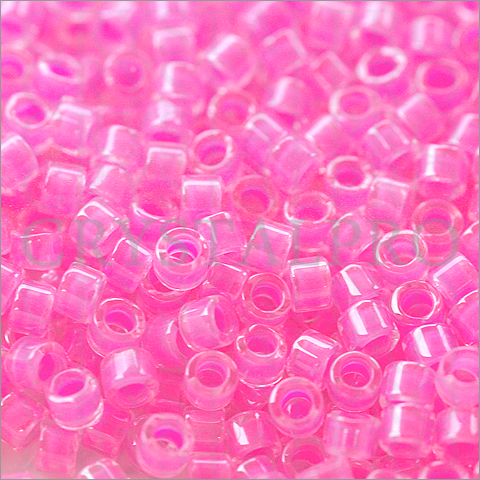 ミユキ　デリカビーズ　ルミナスカラー　ピンク