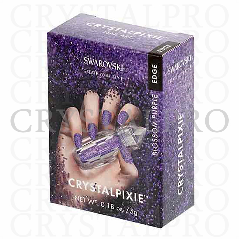 スワロフスキー　クリスタルピクシー　エッジ　ブロッサムパープル