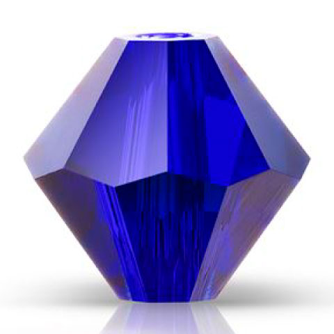 プレシオサ ソロバン型ビーズ 3mm 72ヶ コバルトブルー