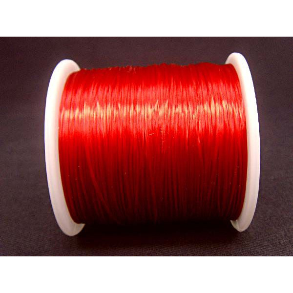 パワーストーン 天然石 替え ゴム ★ レッド《rv》[e566-c]