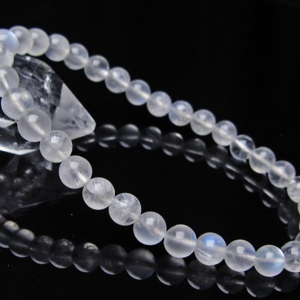ムーンストーン ブレスレット 6mm  [H106-91]