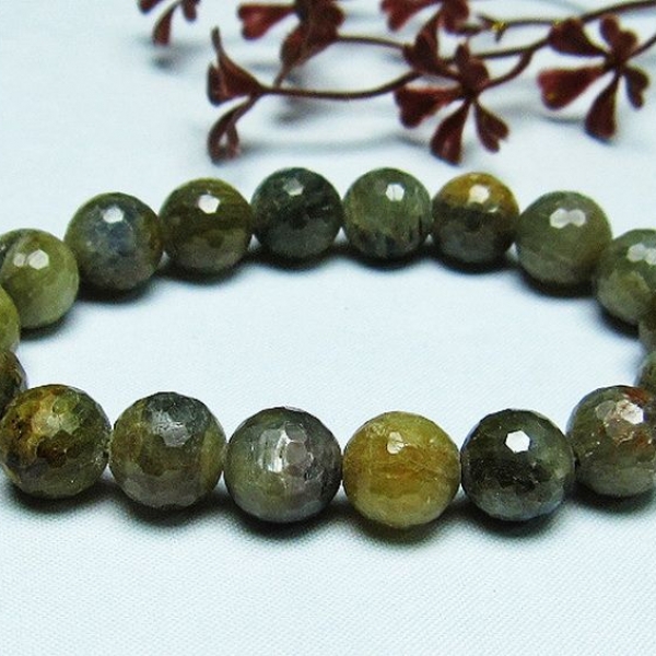 サファイア ブレスレット 11mm  [H107-5]