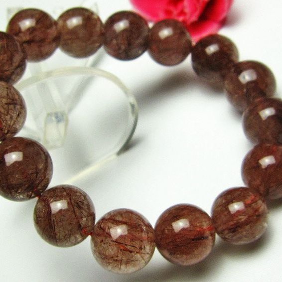 赤トルマリン ブレスレット 14mm [H125-26]