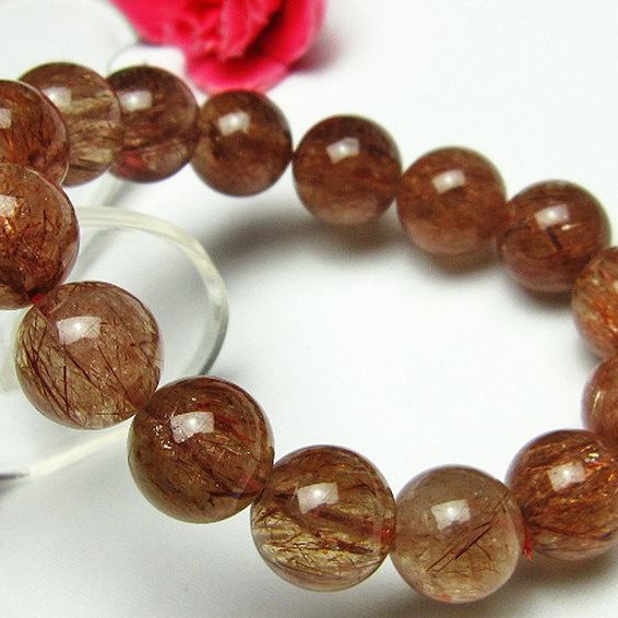 赤トルマリン ブレスレット 14mm [H125-36]