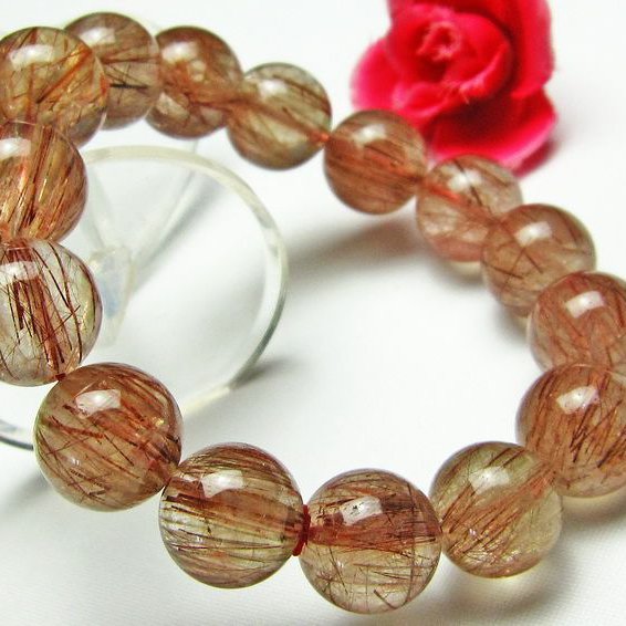 赤トルマリン ブレスレット 14mm [H125-37]