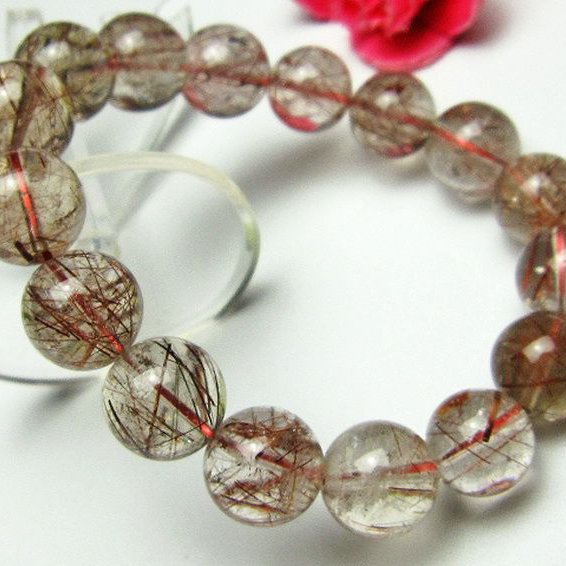 赤トルマリン ブレスレット 14mm [H125-9]