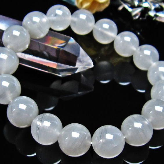 ガーデン水晶ファントム ブレスレット 12mm [H162-146]