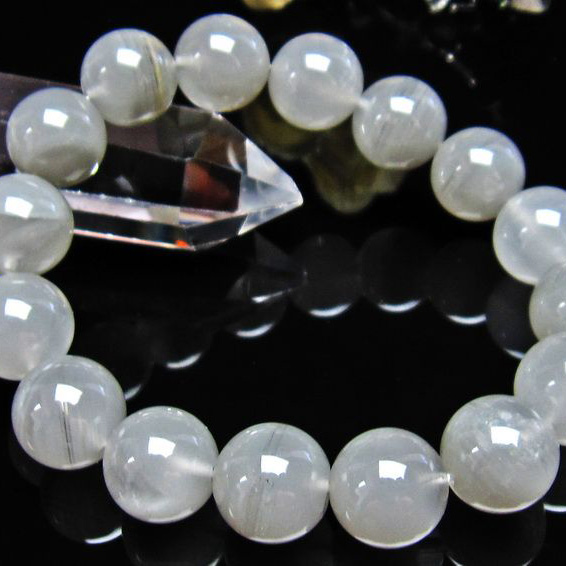 ガーデン水晶ファントム ブレスレット 12mm [H162-154]