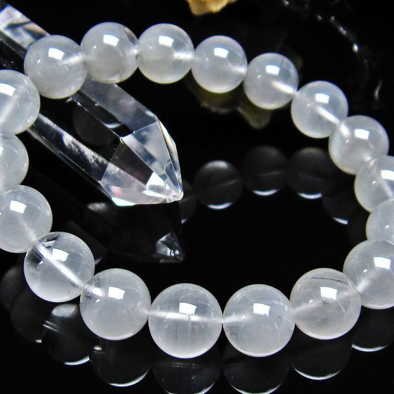 ガーデン水晶ファントム ブレスレット 11mm [H162-220]