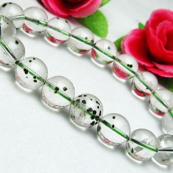 ホランダイト入り 水晶 ブレスレット 11mm [K1-2289]