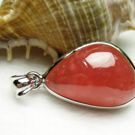 インカローズ ロードクロサイト ペンダント [K1-937]