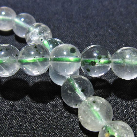 メタモルフォーゼス 緑針入り  ブレスレット 7mm [L115-468]