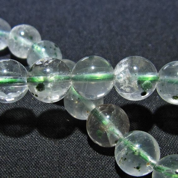 メタモルフォーゼス 緑針入り  ブレスレット 9mm [L115-469]