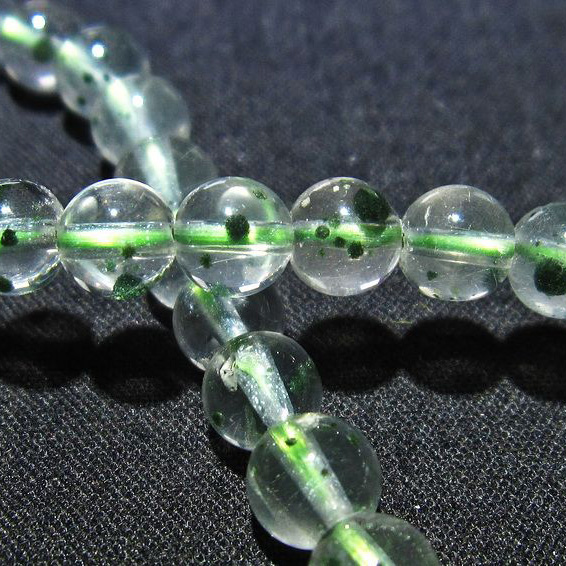 メタモルフォーゼス 緑針入り  ブレスレット 6mm [L115-475]