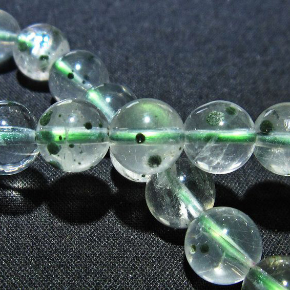 メタモルフォーゼス 緑針入り  ブレスレット 9mm [L115-486]