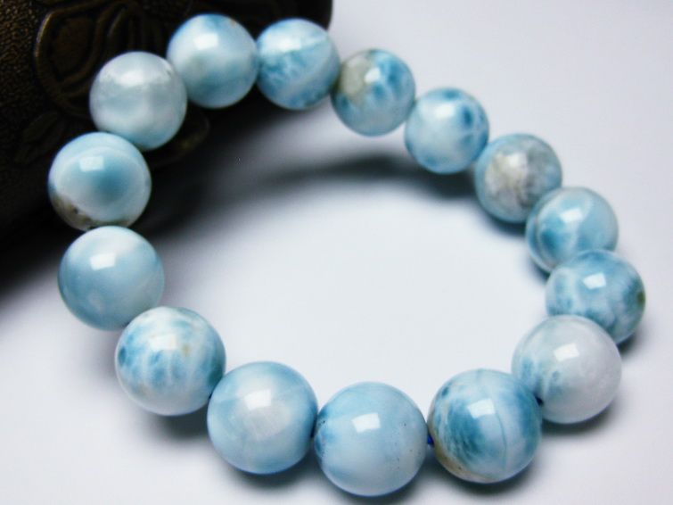 ラリマー ブレスレット 14mm [L2-1864]