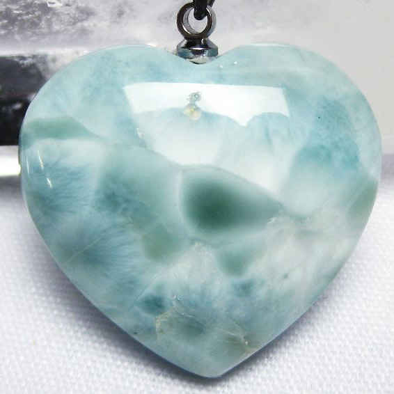 ラリマーハート ペンダント [L21-644]