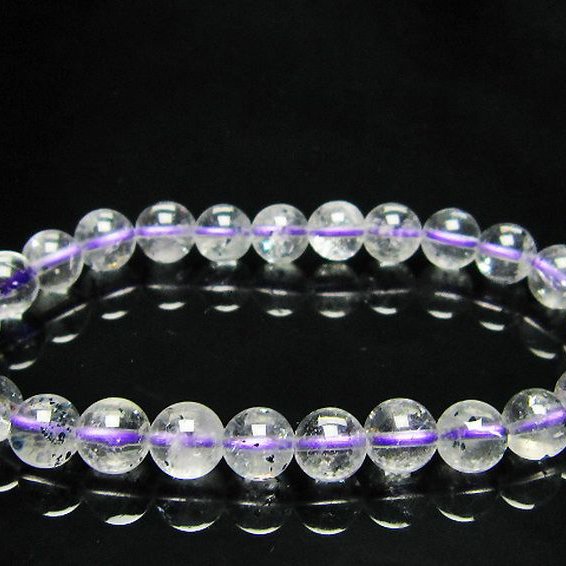 ブ ルーストロベリークォーツ水晶 ブレスレット 7mm [L352-180]