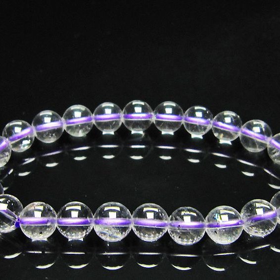 ブ ルーストロベリークォーツ水晶 ブレスレット 8mm [L352-190]