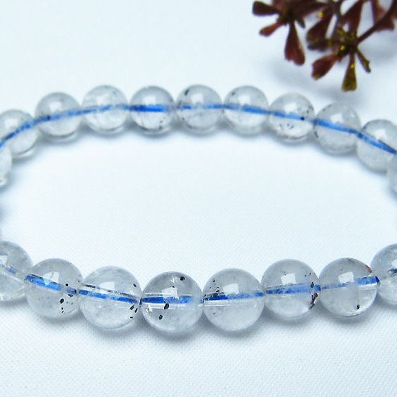 ブ ルーストロベリークォーツ水晶 ブレスレット 8mm [L352-230]