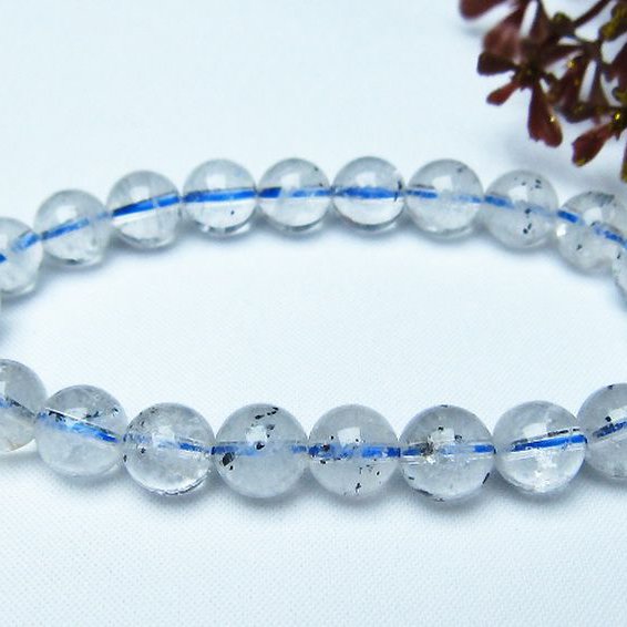 ブ ルーストロベリークォーツ水晶 ブレスレット 9mm [L352-234]