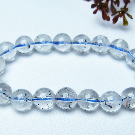 ブ ルーストロベリークォーツ水晶 ブレスレット 10mm [L352-244]