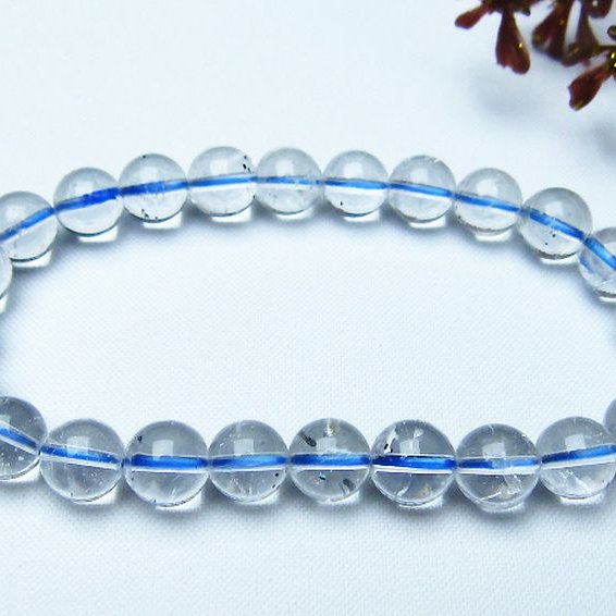 ブ ルーストロベリークォーツ水晶 ブレスレット 8mm [L352-272]