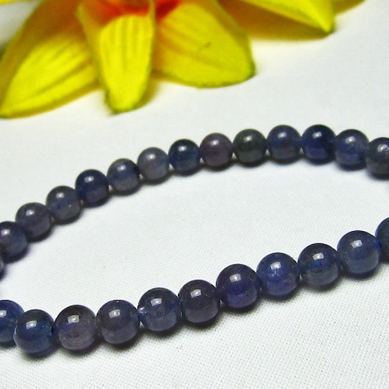 タンザナイト ブレスレット 6mm [L383-169]