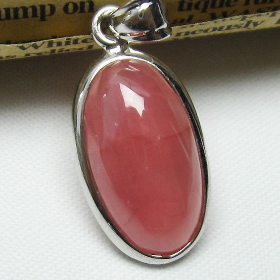 インカローズ ロードクロサイト ペンダント [L385-63]