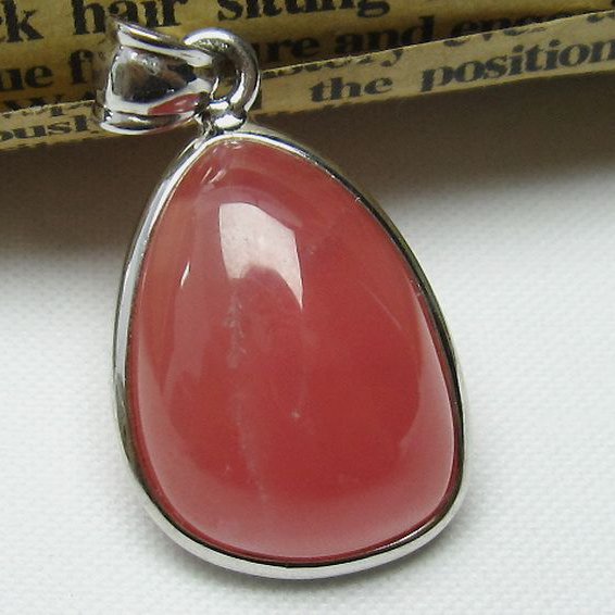 インカローズ ロードクロサイト ペンダント [L385-77]