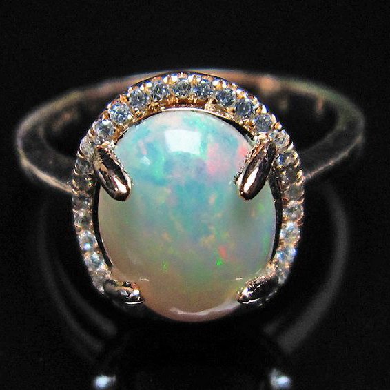 プレシャスオパール 指輪 (11号)[L388-91]