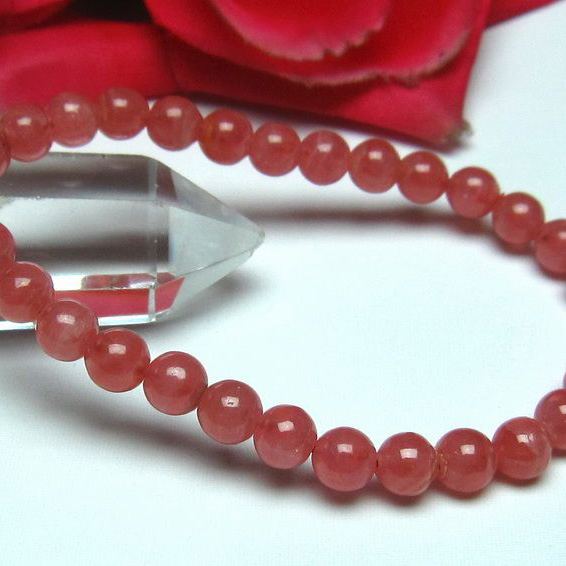 インカローズ ロードクロサイト ブレスレット 6mm [L56-689]