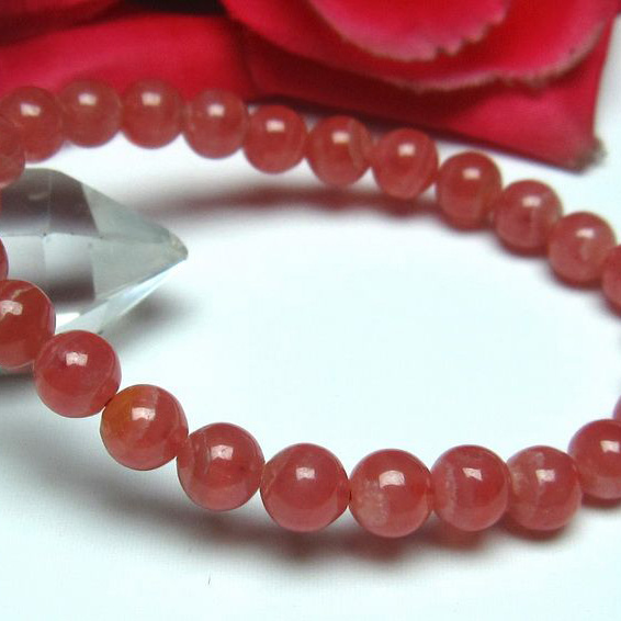 インカローズ ロードクロサイト ブレスレット 7mm [L56-700]