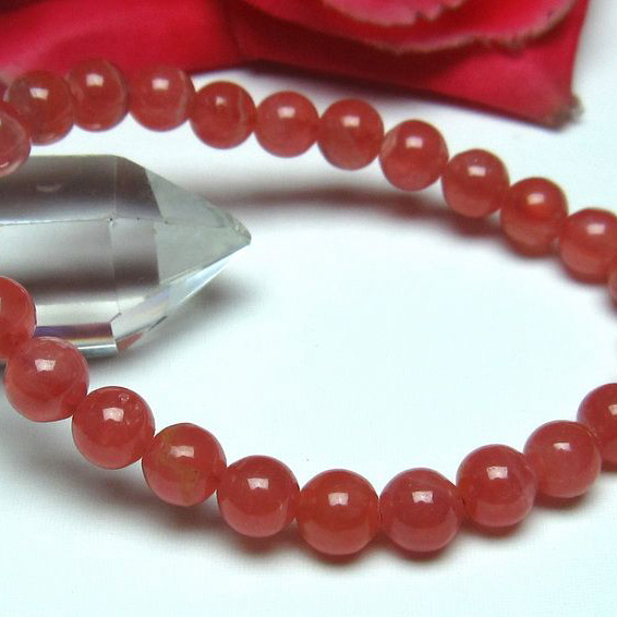 インカローズ ロードクロサイト ブレスレット 7mm [L56-706]