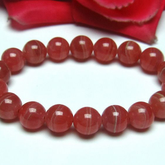 インカローズ ロードクロサイト ブレスレット 10mm [L56-732]