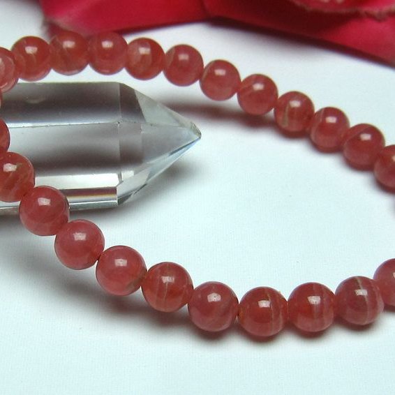 インカローズ ロードクロサイト ブレスレット 7mm [L56-767]