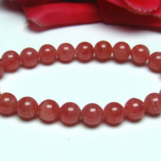 インカローズ ロードクロサイト ブレスレット 8mm [L56-782]