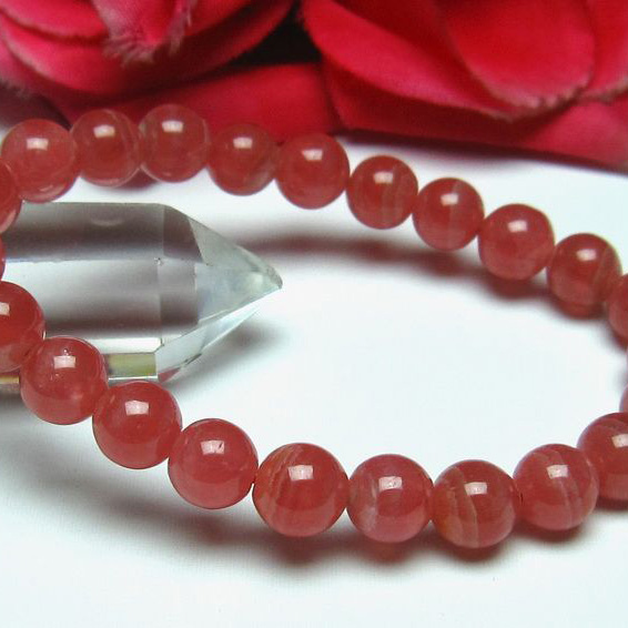 インカローズ ロードクロサイト ブレスレット 9mm [L56-809]