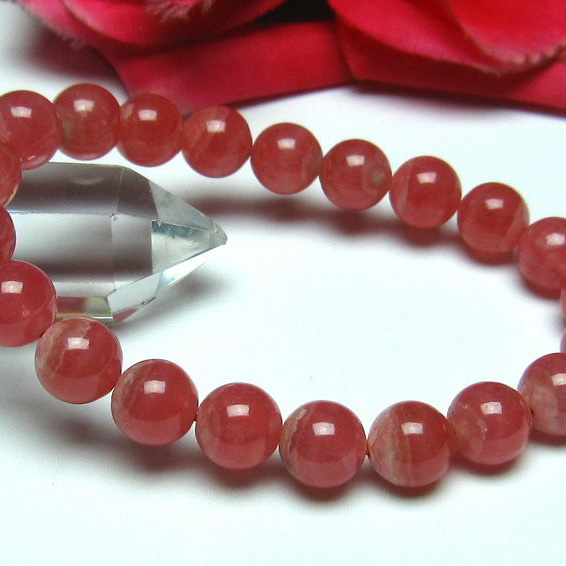 インカローズ ロードクロサイト ブレスレット 9mm [L56-810]