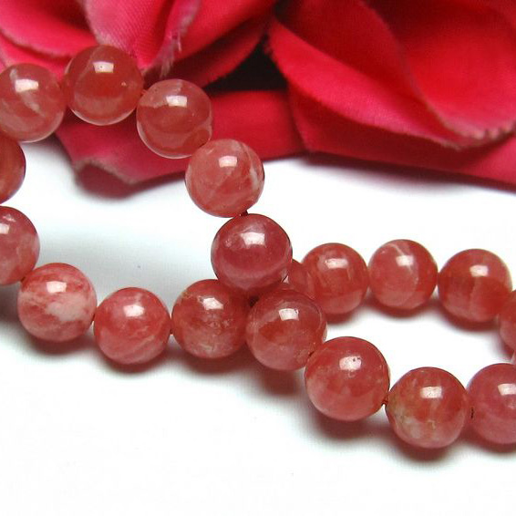 インカローズ ロードクロサイト ブレスレット 9mm [L56-811]