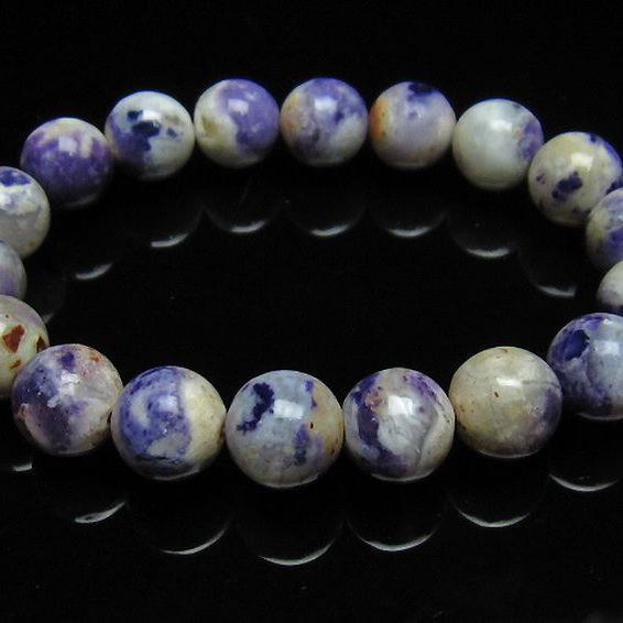 アメリカ　ユタ州産 ティファニーストーン ブレスレット 12mm [L600-1064]