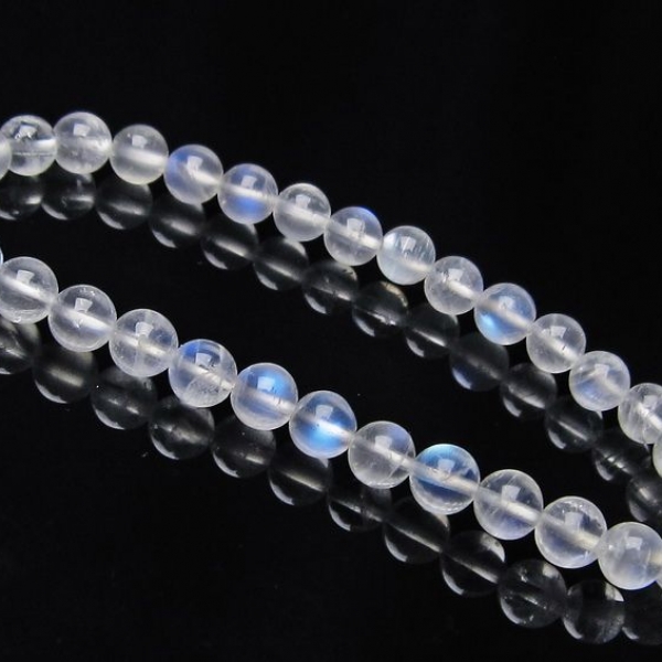 ムーンストーン ブレスレット 6mm  [H106-93]