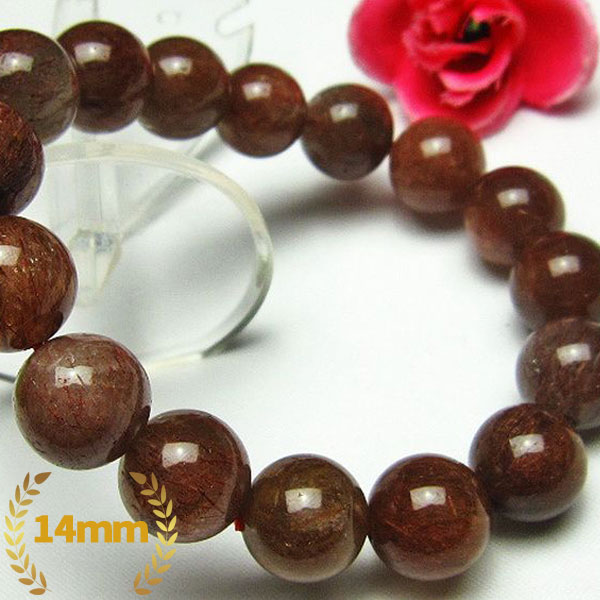 赤トルマリン ブレスレット 14mm [H125-29]