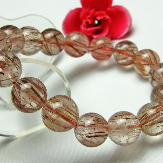 赤トルマリン ブレスレット 14mm [H125-47]