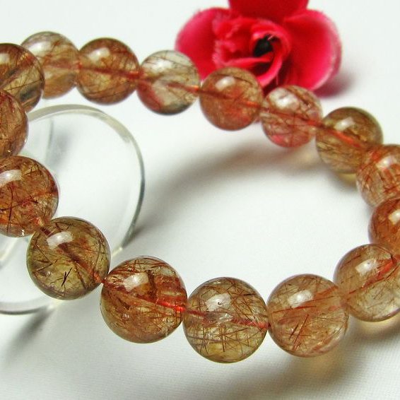 赤トルマリン ブレスレット 13mm [H125-49]